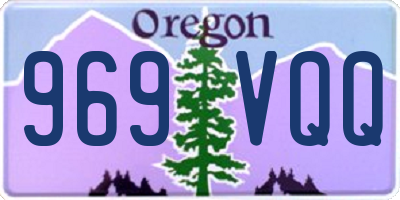 OR license plate 969VQQ