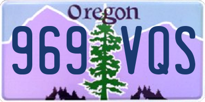 OR license plate 969VQS