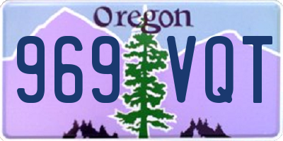 OR license plate 969VQT