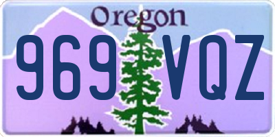 OR license plate 969VQZ