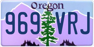 OR license plate 969VRJ