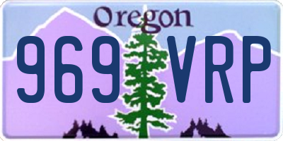 OR license plate 969VRP