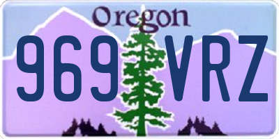 OR license plate 969VRZ