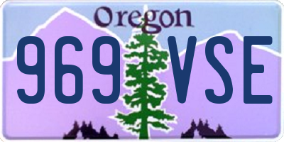 OR license plate 969VSE