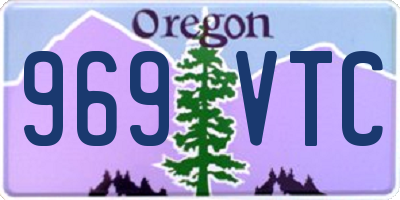 OR license plate 969VTC