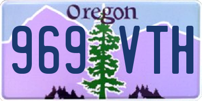 OR license plate 969VTH