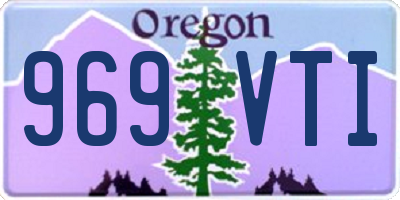 OR license plate 969VTI