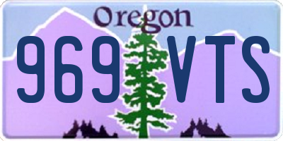 OR license plate 969VTS