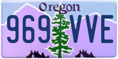 OR license plate 969VVE