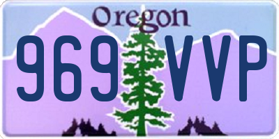 OR license plate 969VVP
