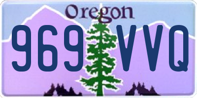 OR license plate 969VVQ