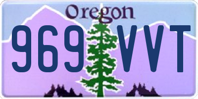 OR license plate 969VVT