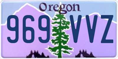 OR license plate 969VVZ