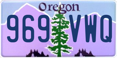 OR license plate 969VWQ