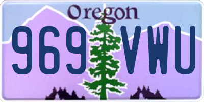 OR license plate 969VWU