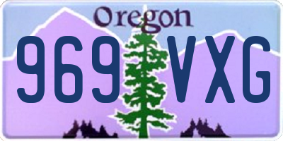 OR license plate 969VXG