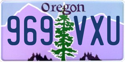 OR license plate 969VXU