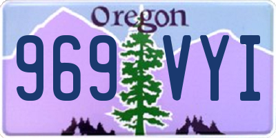 OR license plate 969VYI