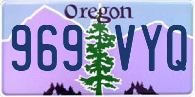 OR license plate 969VYQ