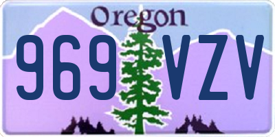 OR license plate 969VZV