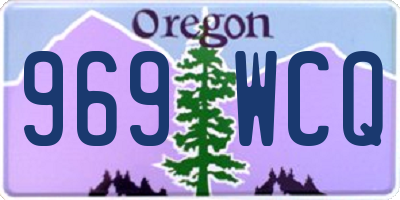 OR license plate 969WCQ