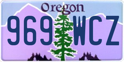 OR license plate 969WCZ