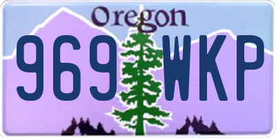 OR license plate 969WKP