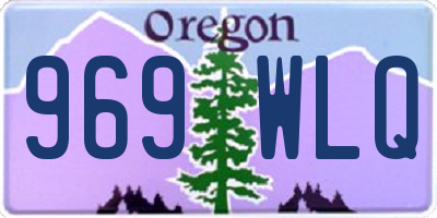 OR license plate 969WLQ