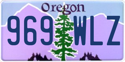 OR license plate 969WLZ