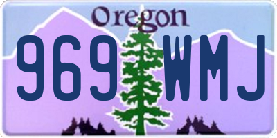 OR license plate 969WMJ