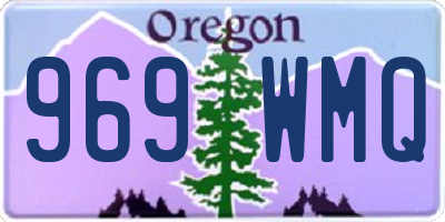 OR license plate 969WMQ