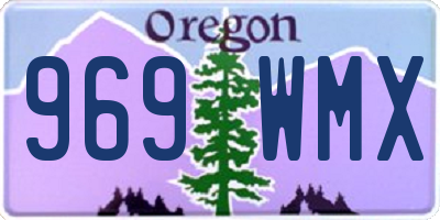 OR license plate 969WMX