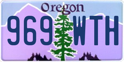 OR license plate 969WTH