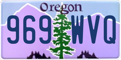 OR license plate 969WVQ