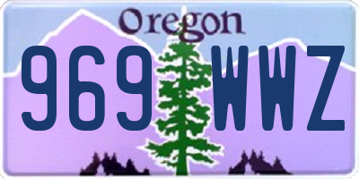 OR license plate 969WWZ