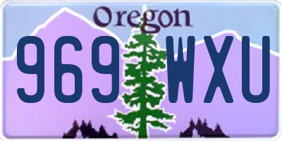 OR license plate 969WXU