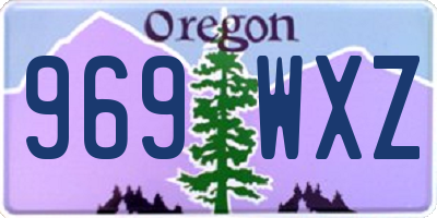 OR license plate 969WXZ