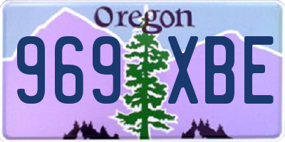 OR license plate 969XBE