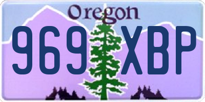 OR license plate 969XBP