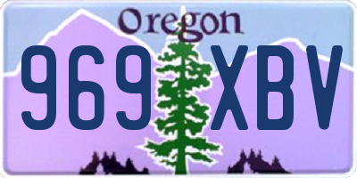 OR license plate 969XBV