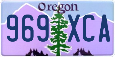 OR license plate 969XCA