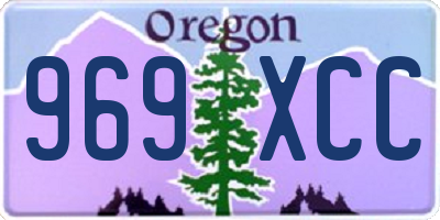 OR license plate 969XCC