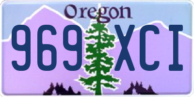 OR license plate 969XCI