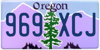 OR license plate 969XCJ