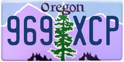 OR license plate 969XCP