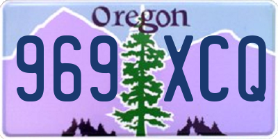 OR license plate 969XCQ