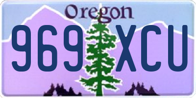 OR license plate 969XCU