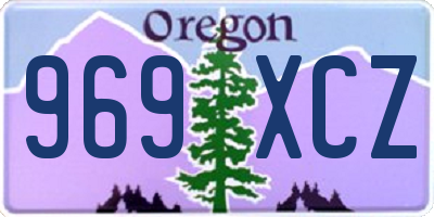 OR license plate 969XCZ
