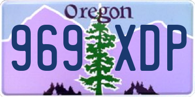 OR license plate 969XDP