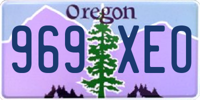 OR license plate 969XEO